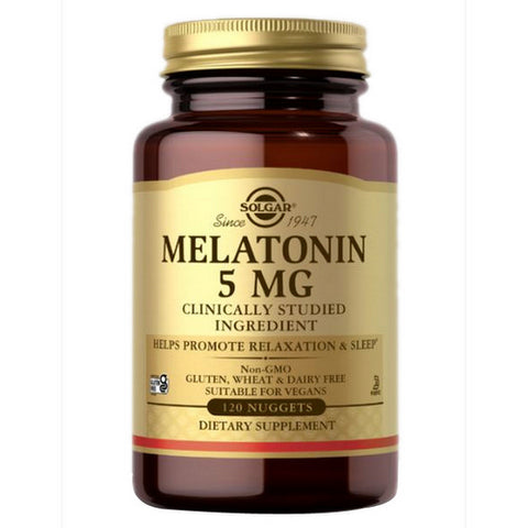 Solgar, Melatonin, 5 mg, 120 Nuggets Solgar