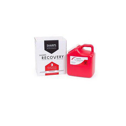 Sharps, Pro Tech Container, 2 Gallons Sharps