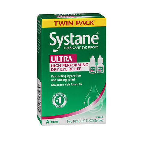 Systane, Ultra Lubricant Eye Drops Twin Pack, 20 Ml Systane