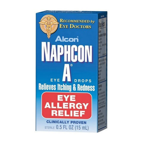 Alcon, Naphcon A Eye Allergy Relief Drops, 15 ml Naphcon A