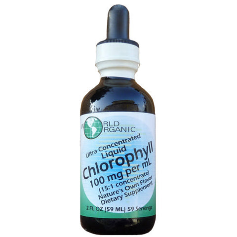 World Organics, Ultra Concentrated Liquid Chlorophyll, 2 OZ World Organics
