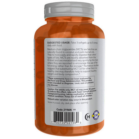 Now Foods, MCT Oil, 1000 mg, 150 sgels