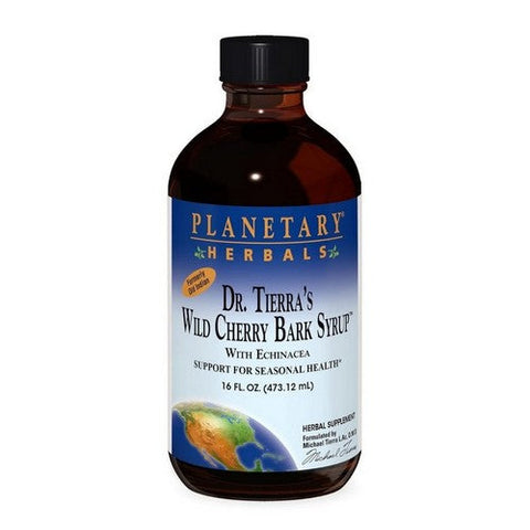 Planetary Herbals, Old Indian Wild Cherry Bark Syrup, 16 Oz Planetary Herbals