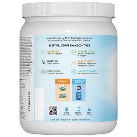 Garden of Life, Raw Organic Meal Replacement Protein Powder Vanilla, 525 Grams Garden of Life
