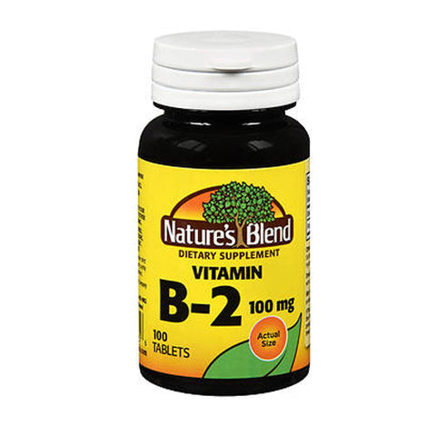 Nature's Blend, Natures Vitamin B2, 100 mg, 100 tabs Nature's Blend