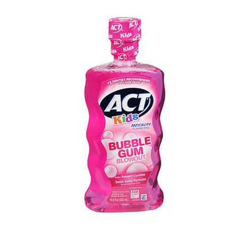 Act, Kids Anticavity Fluoride Rinse, Bubblegum Blowout 16.9 Oz Act