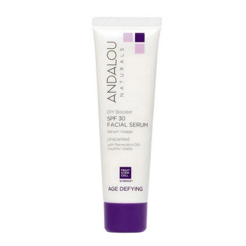 Andalou Naturals, Age Defying Facial Serum Spf 30 Unscented, 2 Oz Andalou Naturals