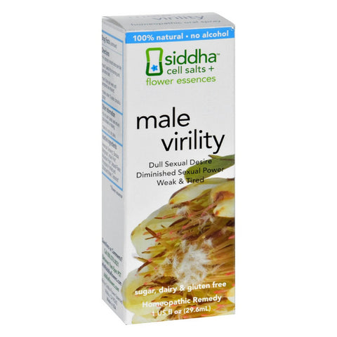 Sidda Flower Essences, Cells Salts + Flower Essences - Male Virility, 1 Oz Sidda Flower Essences
