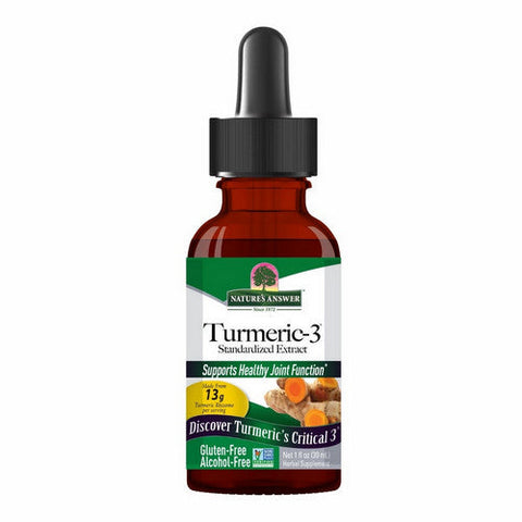 Nature's Answer, Turmeric 3 Liquid, Alcohol Free,1 Oz Nature's Answer