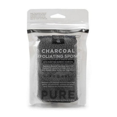 Earth Therapeutics, Vegetable Body Sponge Charcoal, 1 Count Earth Therapeutics