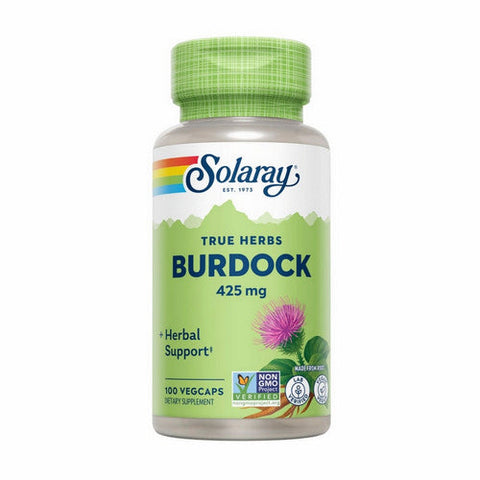 Solaray, Burdock Root, 425 mg, 100 Caps Solaray
