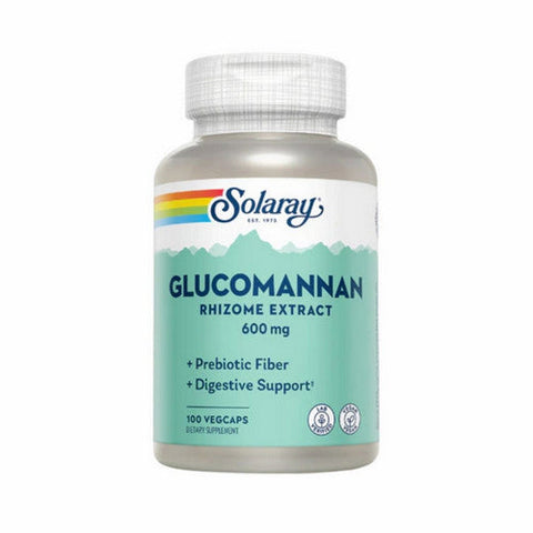 Solaray, Glucomannan, 600 mg, 100 Caps Solaray