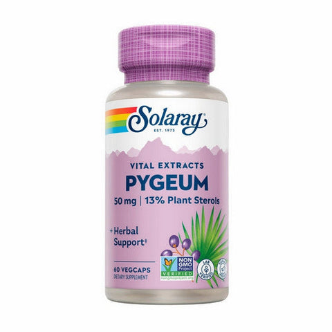Solaray, Pygeum Bark Extract, 50 mg, 60 Caps Solaray