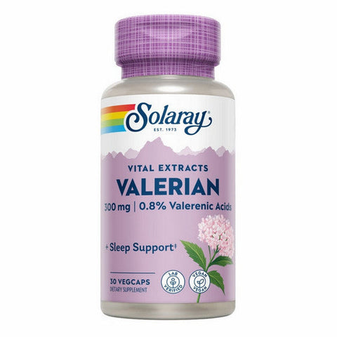 Solaray, Valerian Root Extract, 30 Caps Solaray