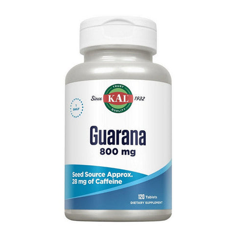 Kal, Guarana, 800 Mg, 120 Tabs Kal