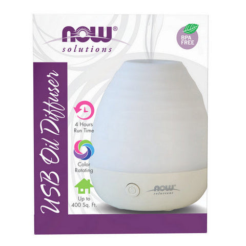 Now Foods, Ultrasonic USB Diffuser, 1 Count Now Foods