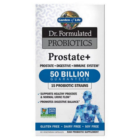 Garden of Life, Dr. Formulated Probiotics Prostate+, 60 Caps Garden of Life
