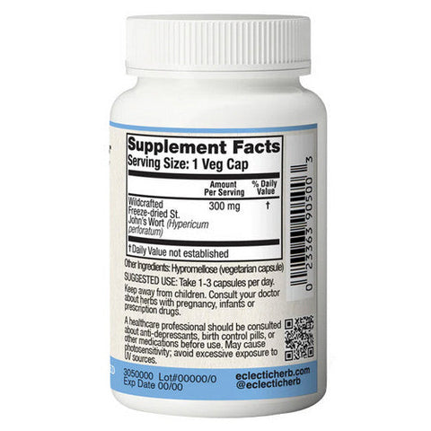 Eclectic Herb, St. John's Wort, 300 Mg, 90 Caps Eclectic Herb