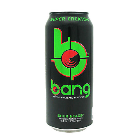 VPX Sports Nutrition, Bang Energy Drink, Sour Heads 12/16 oz VPX Sports Nutrition
