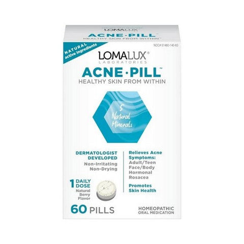 Loma Lux, Acne Pill Chewable Quick Dissolve, 60 Count Loma Lux