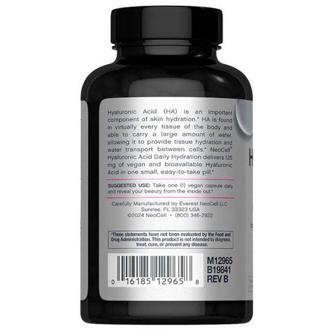 Neocell Laboratories, Hyaluronic Acid 125 mg, 60 Caps Neocell Laboratories
