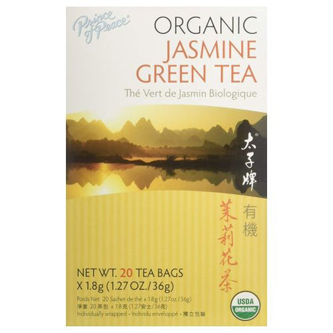 Prince Of Peace, Organic Jasmine Green Tea, 20 Count Prince Of Peace