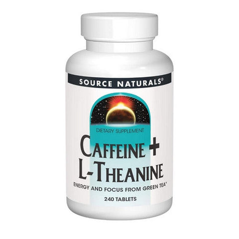 Source Naturals, Caffeine+ L-Theanine, 240 Tabs Source Naturals