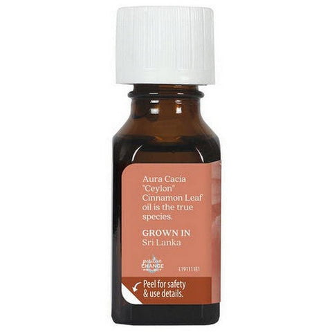 Aura Cacia, Pure Essential Oil Cinnamon Leaf, 0.5 Oz Aura Cacia