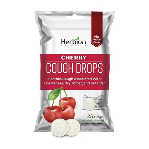 Herbion Naturals, Cough Drops, Cherry 25 Count Herbion Naturals