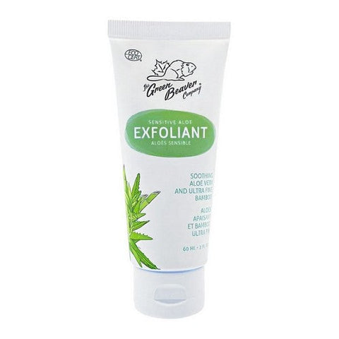 Green Beaver, Sensitive Aloe Exfoliant, 2 Oz