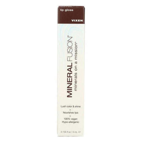 Mineral Fusion, Lip Gloss Vixen, .135 Oz Mineral Fusion