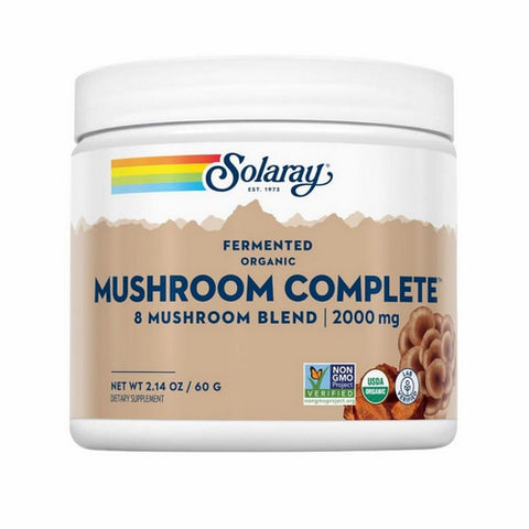 Organic Fermented Mushroom Complete 60 Grams by Solaray