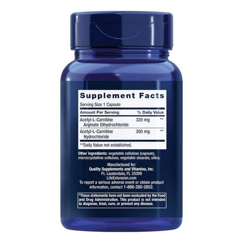Life Extension, Acetyl-L-Carnitine Arginate, 90 Veg Caps Life Extension