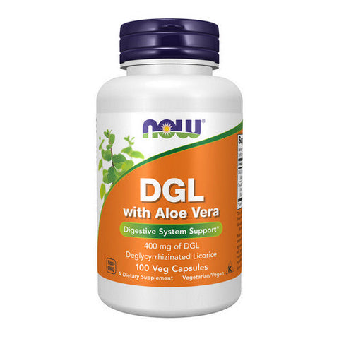 Now Foods, DGL With Aloe Vera, 100 Veg Caps Now Foods