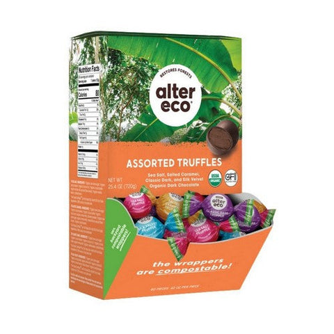 Alter Eco, Medley Chocolate Truffle, 60 Count Alter Eco