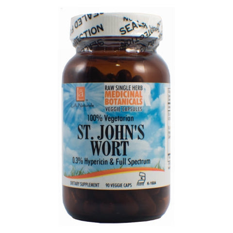 L. A .Naturals, St. John's Wort Raw Herb, 90 Veg Caps L. A .Naturals