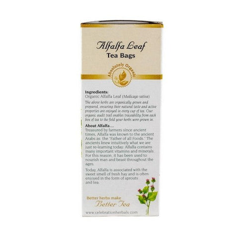 Celebration Herbals, Organic Alfalfa Leaf Tea, 24 Bags Celebration Herbals