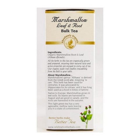 Celebration Herbals, Organic Marshmallow Leaf And Root Tea, 40 grams Celebration Herbals