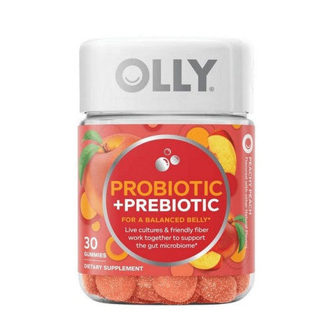 Olly, Probiotic Plus Prebiotic Peachy Peach, 30 Count Olly
