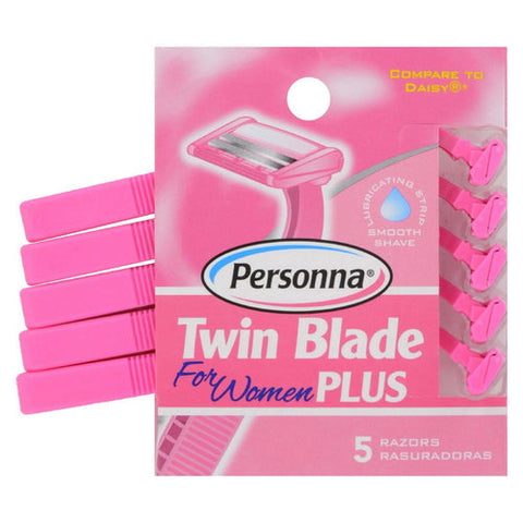 Personna, Twin Blade Plus for Women, 5 Razors Personna