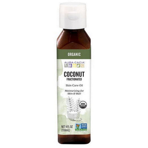 Aura Cacia, Organic Skin Care Oil Coconut Fractionated, 4 Oz Aura Cacia