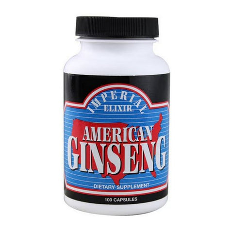 Imperial Elixir / Ginseng Company, American Ginseng, 100 Caps Imperial Elixir / Ginseng Company