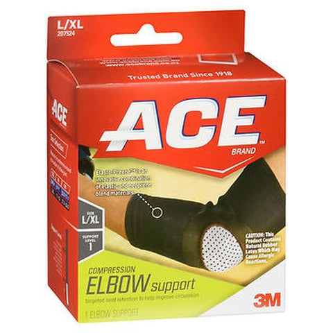 Ace, Compression Elbow Support Elasto-Preene Large And Xl, 1 Each Ace