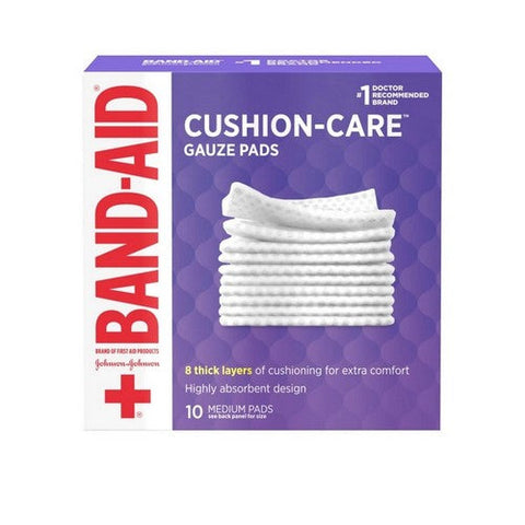 Band-Aid, Gauze Pads Medium, 10 Each Band-Aid