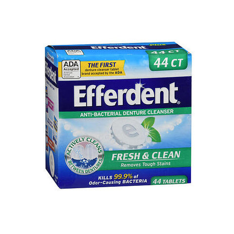 Efferdent, Plus Mint Anti-Bacterial, 44 Tabs Efferdent