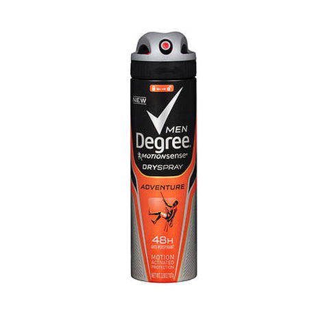Degree, Advanced Antiperspirant Deodorant Dry Spray Adventure, 3.8 Oz Degree