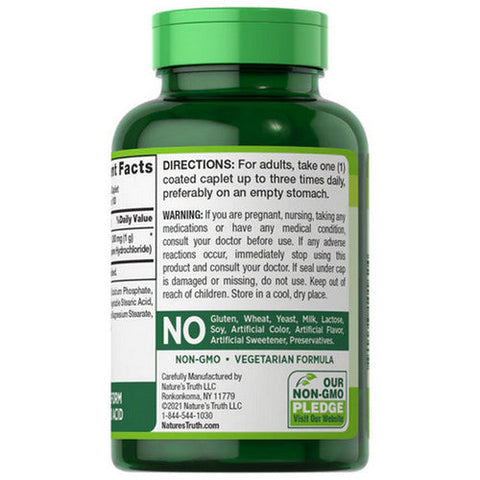 Nature's Truth, L-Lysine, 1000 Mg, 100 Tabs Nature's Truth