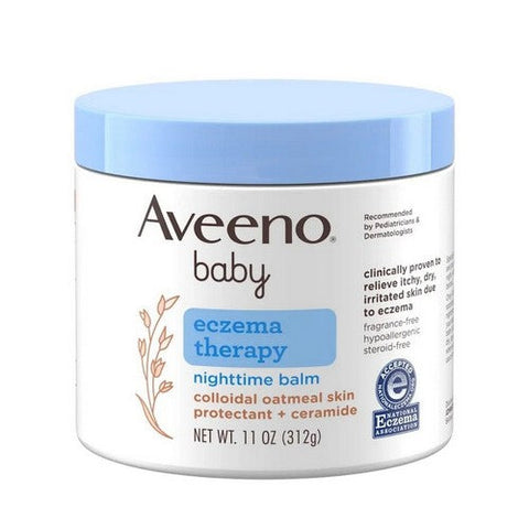 Aveeno, Baby Eczema Therapy Nighttime Balm, 11 Oz Aveeno