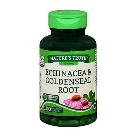 Nature's Truth, Natural Whole Herb Echinacea & Goldenseal Root, 100 Caps Nature's Truth