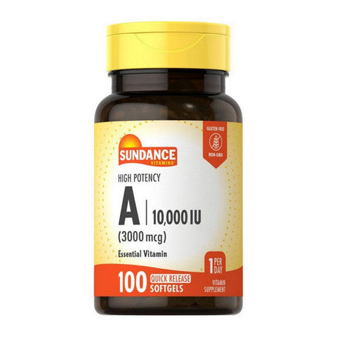 Sundance, High Potency Vitamin A, 3000 Mcg, 100 Softgels Sundance